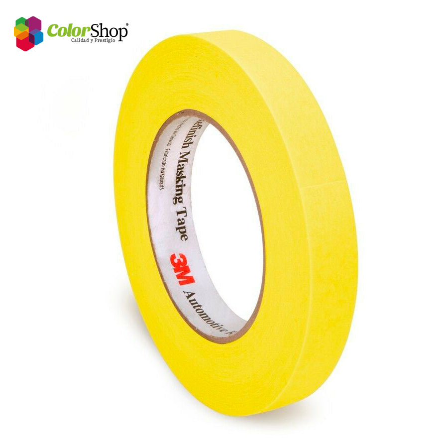 Masking Tape Amarilla para Acabado 388N 24mm X 55m